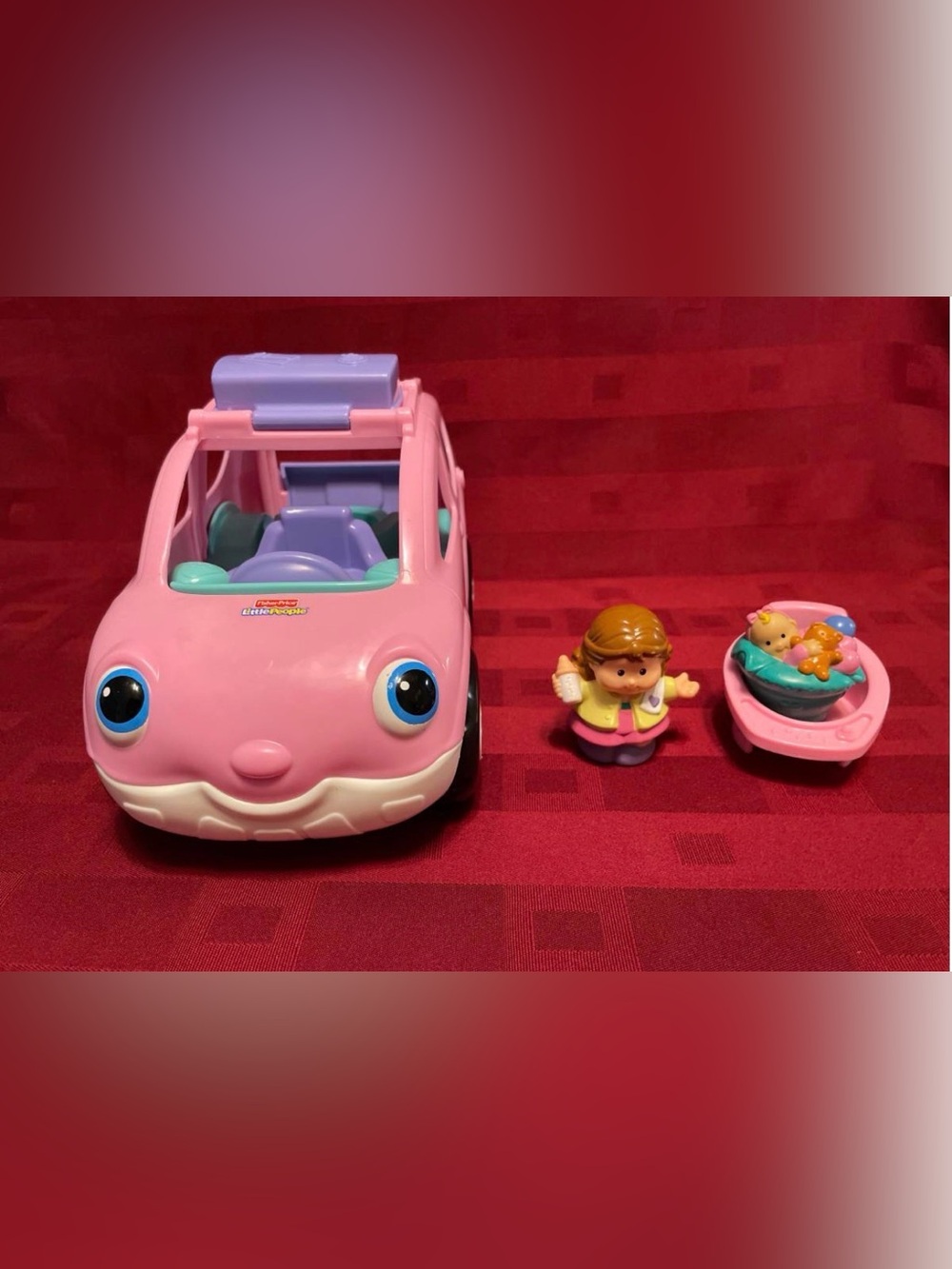 Fisher Price Little People (Sounds) Pink SUV